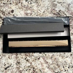 Brand New Victory Gold Plated Twelve Inch Ruler